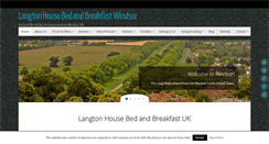 Desktop Screenshot of langtonhouse.co.uk